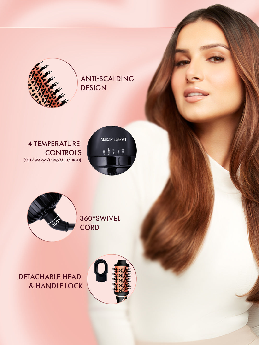 MakeMeeBold Hot Air brush + Mystic Volume