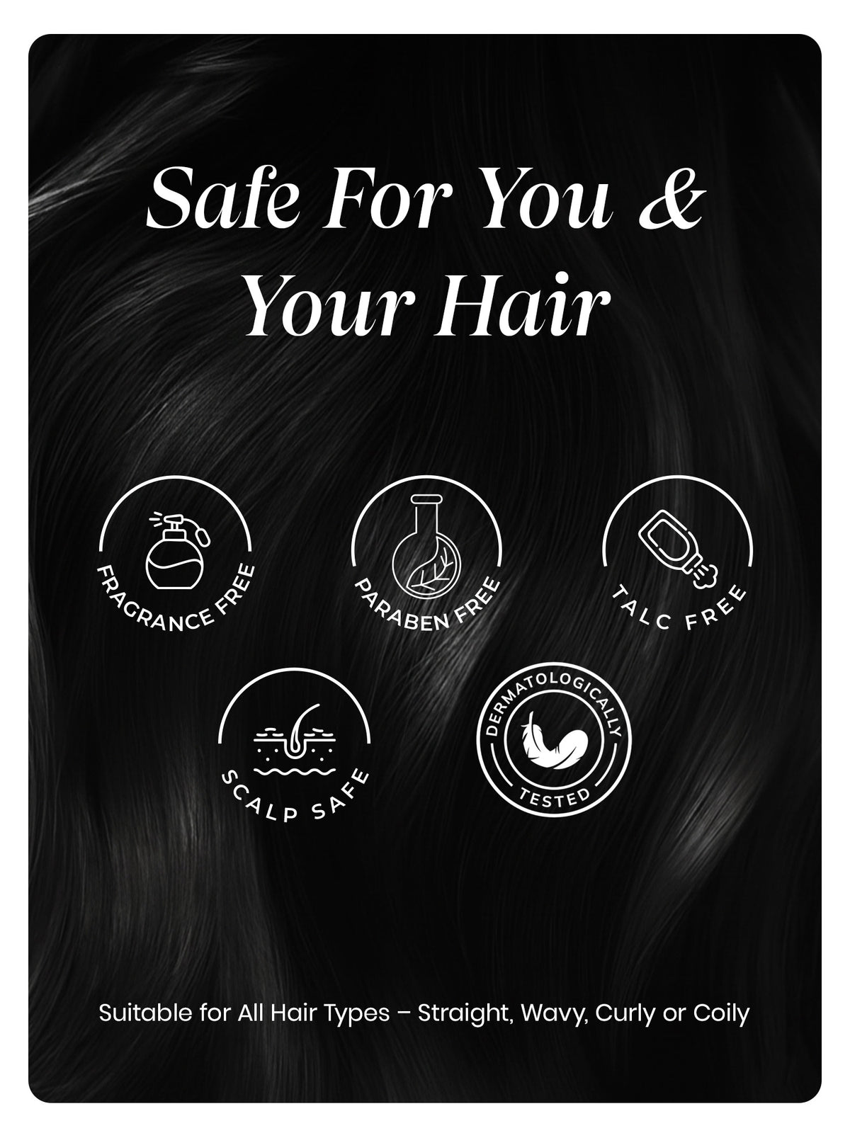 Makemeebold Cover up hair powder mud (Natural black)