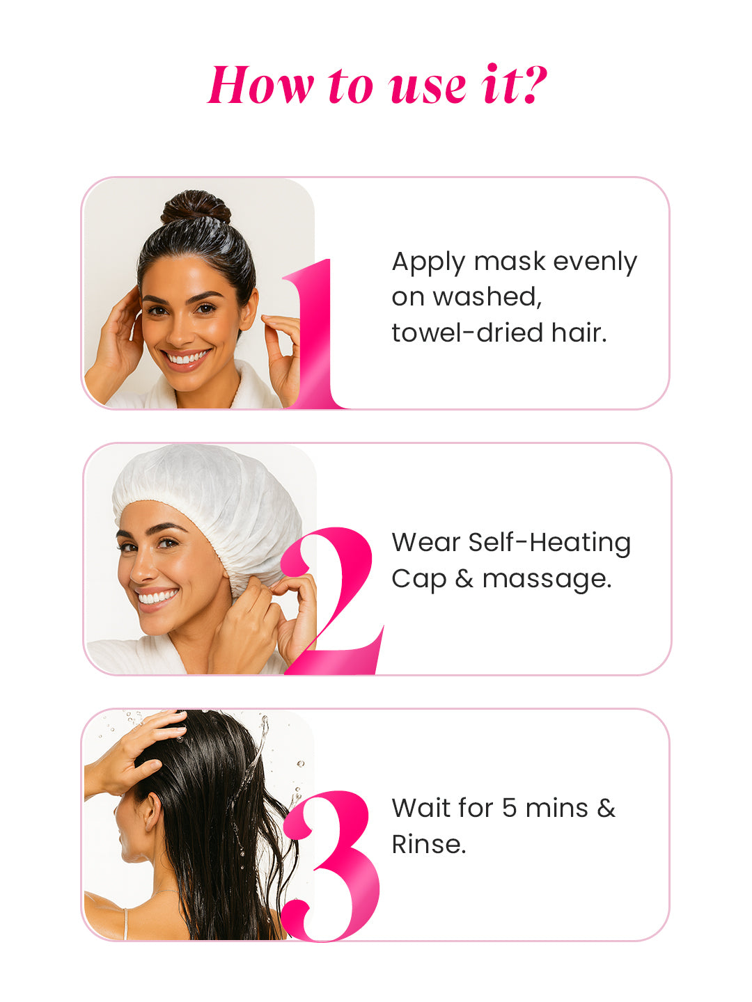 MakeMeeBold Heat Therapy Hair Mask Pack of 2