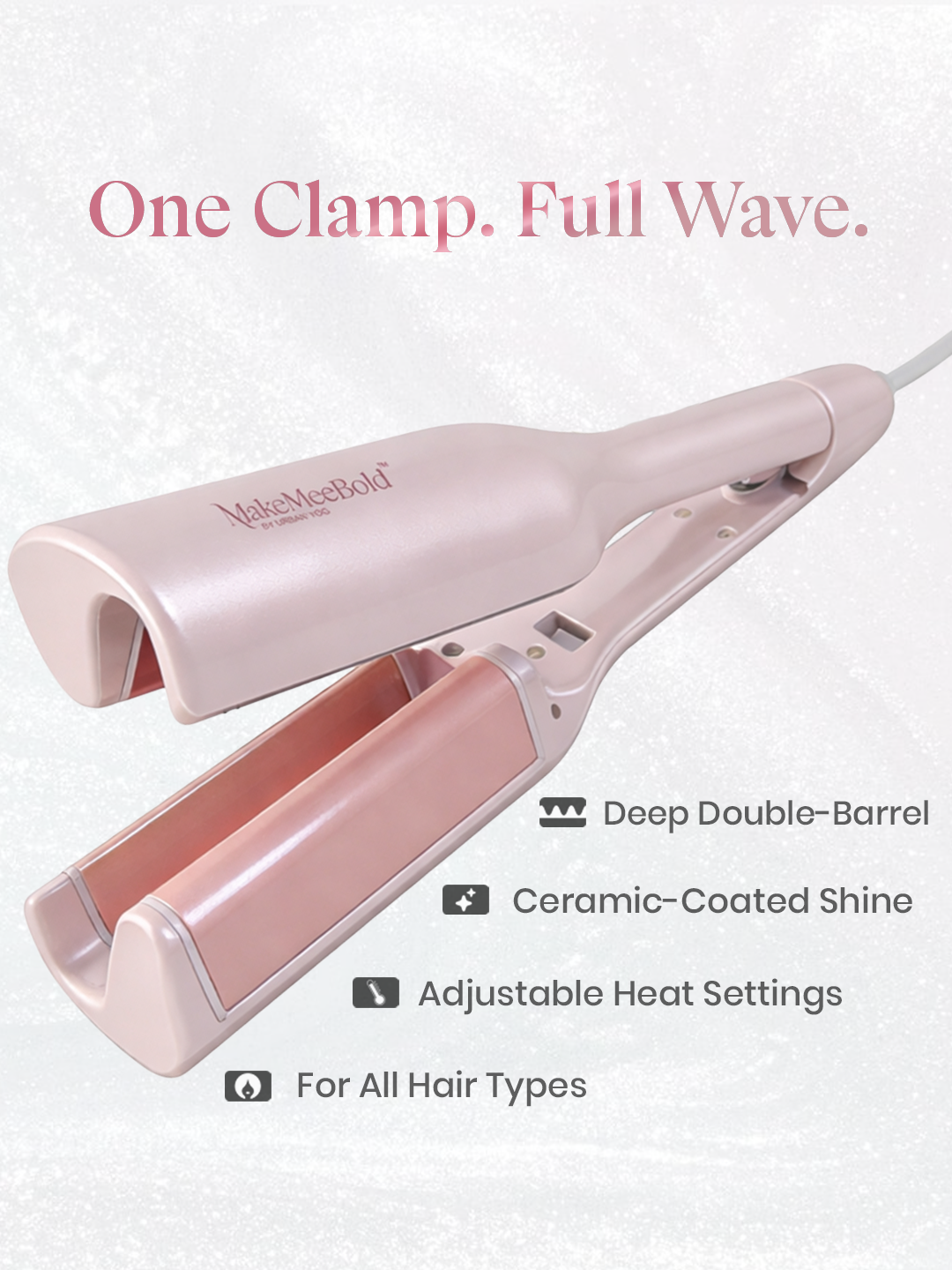 How to use the MakeMeeBold automatic hair curler step by step