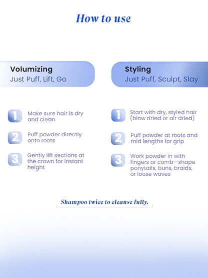 Makemeebold Hair Volumizing Powder Puff 5gm