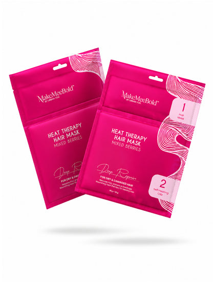 MakeMeeBold Heat Therapy Hair Mask Pack of 2