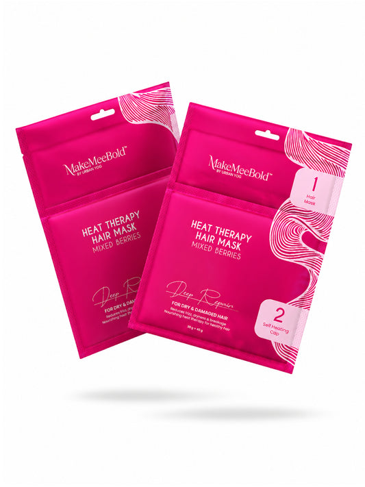 MakeMeeBold Heat Therapy Hair Mask Pack of 2