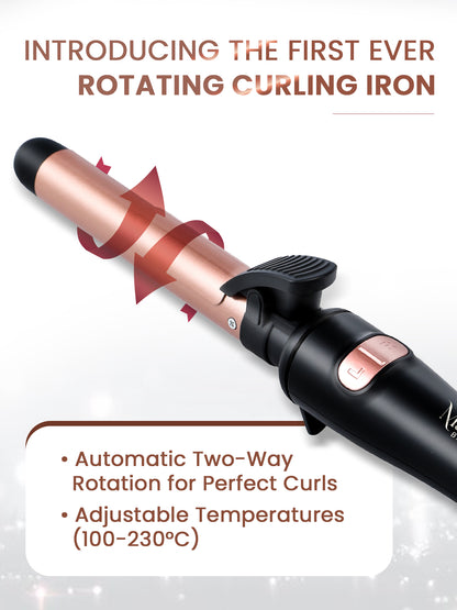 MakeMeeBold Rotating Hair Curling Iron by Urban Yog