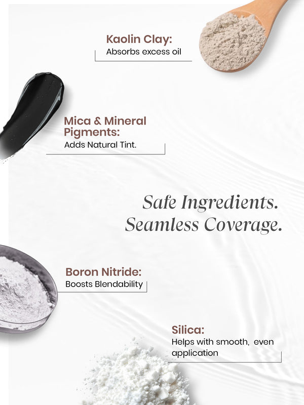 Makemeebold Cover up hair powder mud (Natural black)