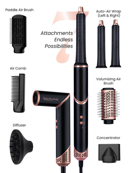MakeMeeBold 7-IN-1 Multi Air Styler by Urban Yog