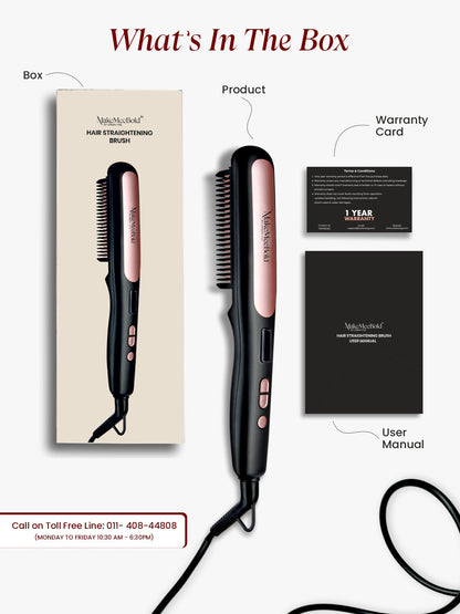 MakeMeeBold Hair Straightening Brush