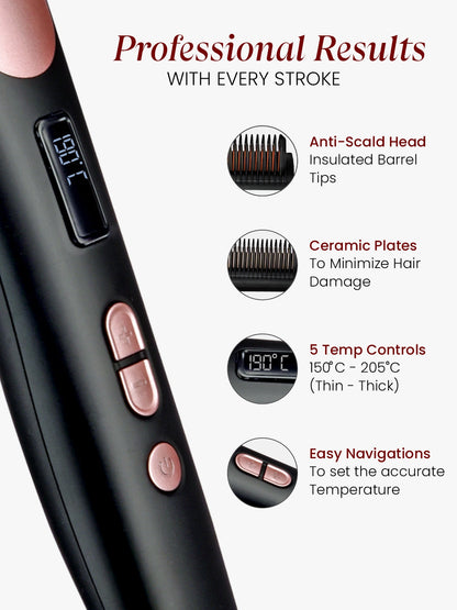 MakeMeeBold Hair Straightening Brush