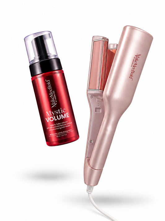 Makemeebold Wavy hair curler + Mystic Volume