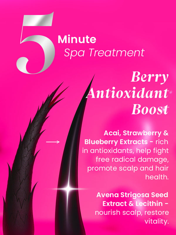 MakeMeeBold Heat Therapy Hair Mask (mixed berries)