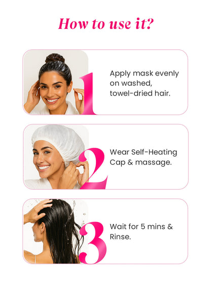 MakeMeeBold Heat Therapy Hair Mask (mixed berries)
