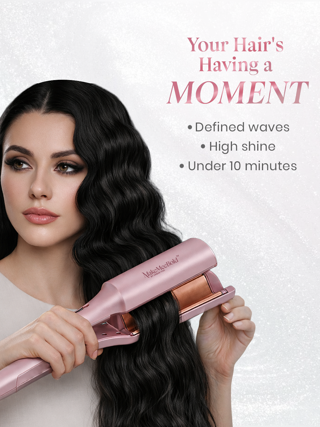 MakeMeeBold hair curler demo video