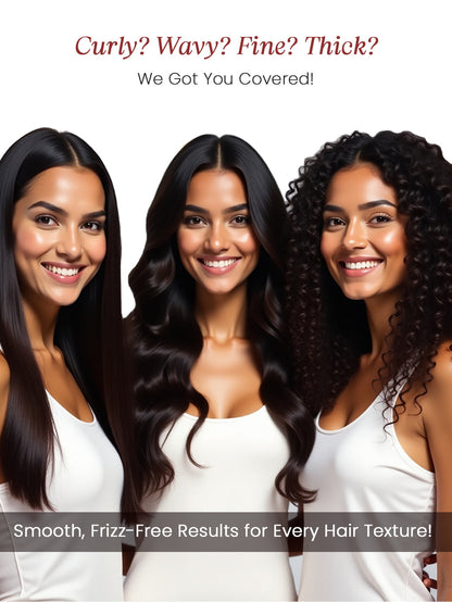 1.8m 360° swivel cord on the hair straightening brush